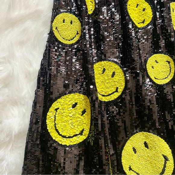 New! ALICE + OLIVIA Smiley Limited Edition Tina Sequin Gown Maxi Skirt - Picture 13 of 16